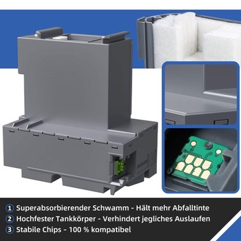 Údržbová kazeta Spaceink T04D1/T04D100 kompatibilní s tiskárnami Epson ET-15000 ET-4750 ET-3750
