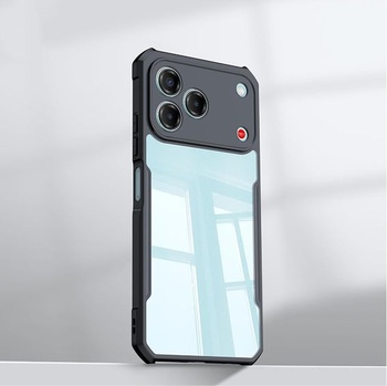 Pouzdro GIOPUEY pro ZTE Blade V80 Pro, pevný PC + měkký TPU kryt, vysoká průhlednost, čirý kryt na