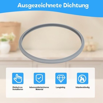 4 náhradní díly pro WMF, s těsnicím kroužkem ventilu a pojistným ventilem, sada 4 kusů