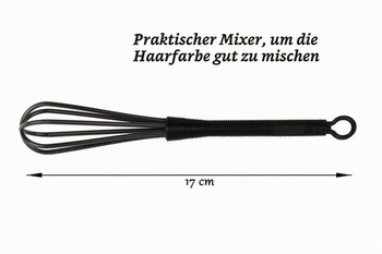 7dielna sada na farbenie vlasov, čierna