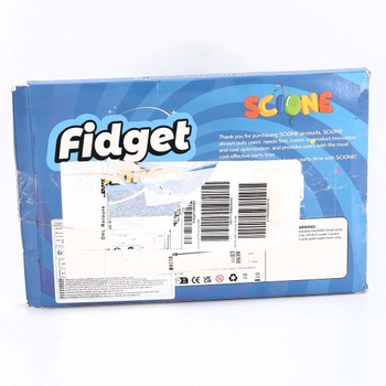 SCIONE Sada 6 kovových fidget spinnerů - duhové barvy pro dospělé i děti, s ultra otočnými ložisky