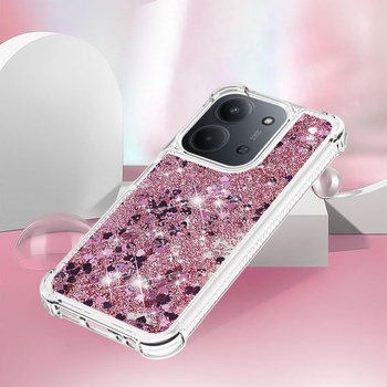 Púzdro na telefón s retiazkou pre Xiaomi Poco C85 / Xiaomi Redmi 15C 4G - Quicksand Glitter Case s