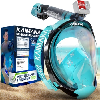 Potapečská maska ​​KAIMANA L/XL modrá plastová