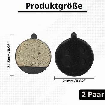 2 páry spekaných brzdových doštičiek pre kolobežky Kugoo M4/M4 Pro, pre elektrické kolobežky Soflow