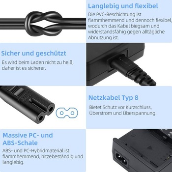 Nabíječka baterií LP-E6 LC-E6 LC-E6N kompatibilní s Canon EOS 90D 80D