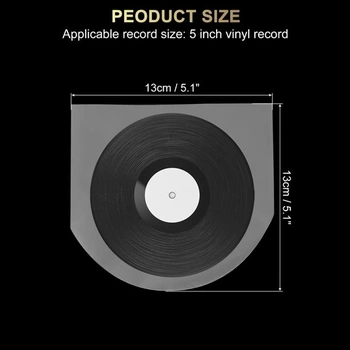 QUARKZMAN obaly na 50 vinylových desek, průhledné vinylové obaly na LP desky 5,1