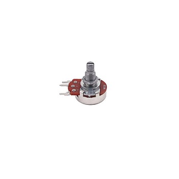 Lineárny potenciometer Alnicov pre gitarové diely, 250K Ohm, 3pólový, 18 mm, ovládanie hlasitosti,