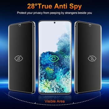 [2 balenia] Matná ochranná fólia na displej pre Samsung Galaxy S20, 28° antispywarová matná ochrana