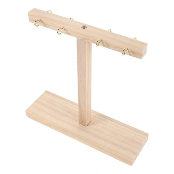 Drevený stojan na manikúru, béžový, minimalistický, ľahký a…