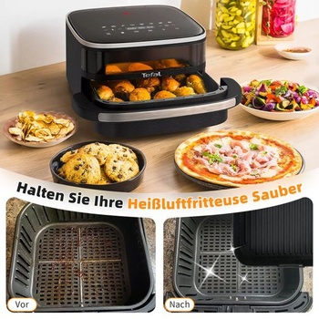 Silikonová forma pro horkovzdušnou fritézu Tefal Easy Fry XL, opakovaně použitelná silikonová