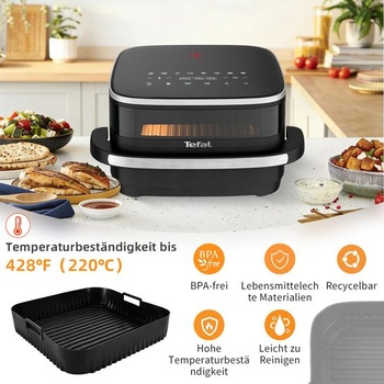 Silikonová forma pro horkovzdušnou fritézu Tefal Easy Fry XL, opakovaně použitelná silikonová