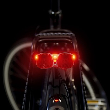 Zadné svetlo na bicykel MONTOP LED, zadné svetlo na nosič batožiny s reflektorom | Zadné svetlo na