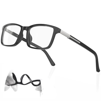 Pánské čtecí brýle Amorays s flexibilní obroučkou TR90, nerezové straničky, gumové straničky s