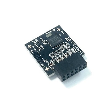 Bezpečnostný modul TPM 2.0 SPI 12pinový SLB9670 pre MSI MS-4462 B550, B550M
