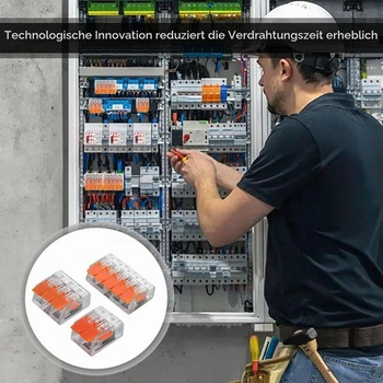 60 kusov káblových konektorov, káblových svoriek pre elektroinštalačné práce,