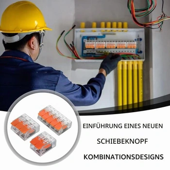 60 kusov káblových konektorov, káblových svoriek pre elektroinštalačné práce,
