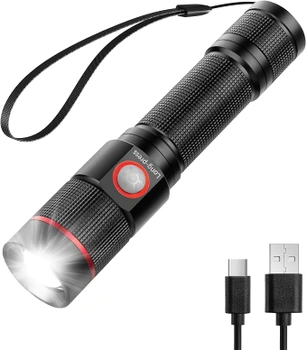 Vreckové svietidlo Lepro LED nabíjacie