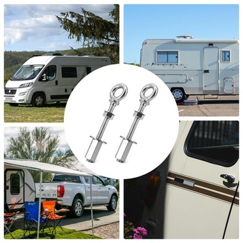 Skrutka s okom M8 pre pánty zadných dverí Ducato - nerezová oceľ 316 M8x80mm pre Jumper, Boxer,