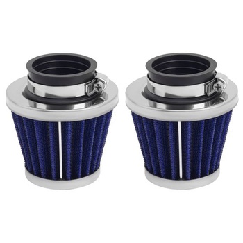 AHL 2dielny univerzálny motocyklový vzduchový filter, 39mm dvojvrstvový oceľový filter kompatibilný s