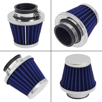 AHL 2dílný univerzální motocyklový vzduchový filtr, 39mm dvouvrstvý ocelový filtr kompatibilní s