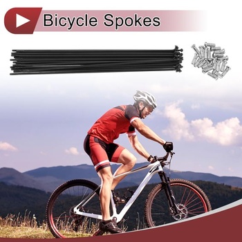 INFINAUTO 20 kusov 13G drôtov na bicykel čierne 203 mm nerezová oceľ 304