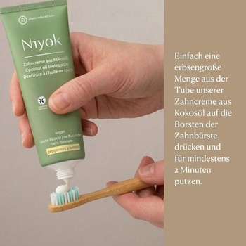 Niyok bambusový zubní kartáček pro děti,