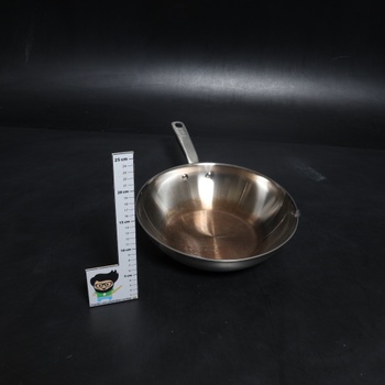 Wok panvica Tefal E49219 strieborná