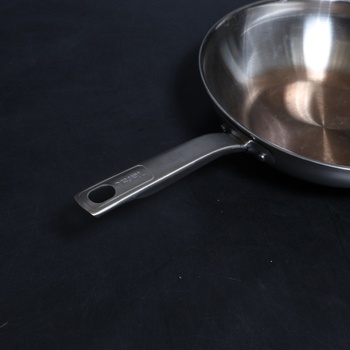 Wok panvica Tefal E49219 strieborná