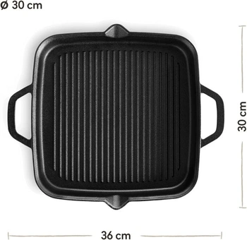 Grilovacia panvica Burnhard liatinová 30 cm