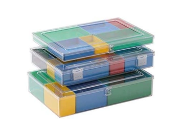 Hünersdorff Assortment Box: Robustný triediaci box (PS-Classic-Flex, vysoký) bez priehradok,