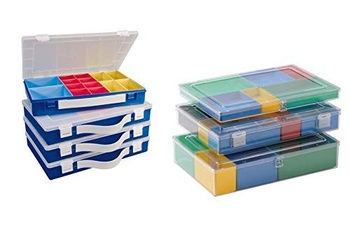Hünersdorff Assortment Box: Robustní třídicí box (PS-Classic-Flex, vysoký) bez přihrádek,