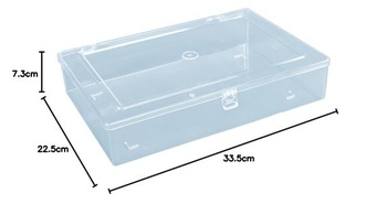 Hünersdorff Assortment Box: Robustní třídicí box (PS-Classic-Flex, vysoký) bez přihrádek,