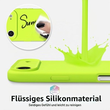 Silikonový kryt oakxco pro iPhone 17 Air s ochranou fotoaparátu, ultra tenký barevný kryt na