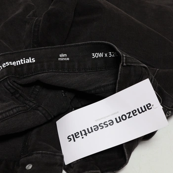 Pánske nohavice Amazon essentials čierne, veľkosť 30