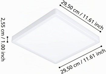 Stropné svietidlo Eglo LED kúpeľňové, RGB