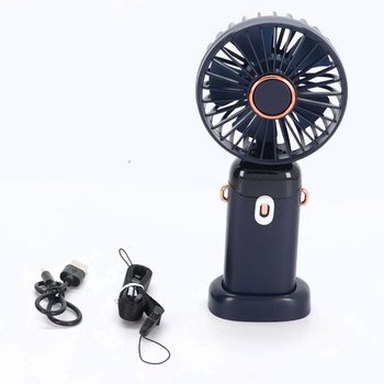 Ručný ventilátor Rafada, prenosný mini ventilátor, dobíjací, malý vreckový ventilátor s 5 úrovňami