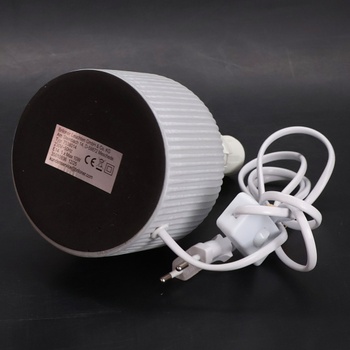 Briloner - Stolová lampa s látkovým tienidlom, káblový vypínač, keramická základňa, lampa do