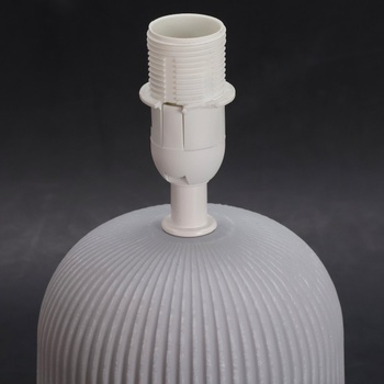 Briloner - Stolová lampa s látkovým tienidlom, káblový vypínač, keramická základňa, lampa do