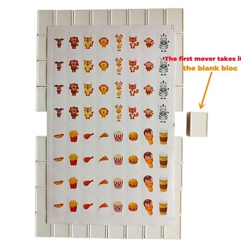 Jednoduché balení, 65 kostek 30mm úniková hra v přímořském stylu z ABS plastu Mahjong, úniková hra