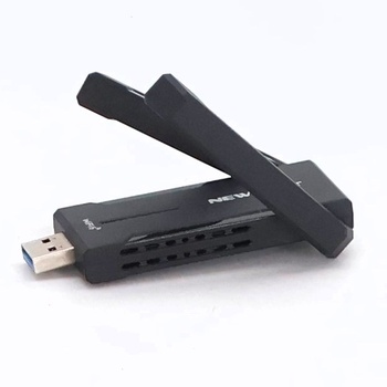 NEWFAST Vysoce výkonný WiFi adaptér NF-U353, AXE5400 USB WiFi 6E adaptér | 6 GHz USB adaptér, WiFi,