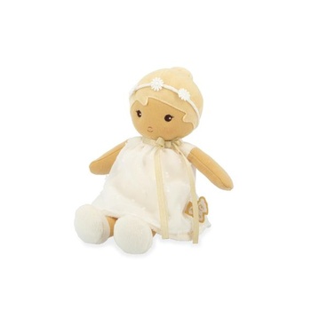 KALOO – Tendresse – Moja prvá mäkká bábika Daphné – Mäkká bábika 25 cm – Organzové šaty s