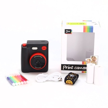 MYSTILUCK Okamžitý fotoaparát pre deti, 1080P HD detský fotoaparát s 32GB kartou a papierom do