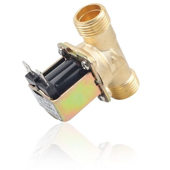 SWAWIS 1/2 palcový solenoidový ventil 230V mosadzný vodný ventil, 2 kusy, 1/2 palce, AC 230V, 2 kusy