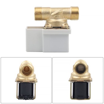 SWAWIS 1/2 palcový solenoidový ventil 230V mosadzný vodný ventil, 2 kusy, 1/2 palce, AC 230V, 2 kusy