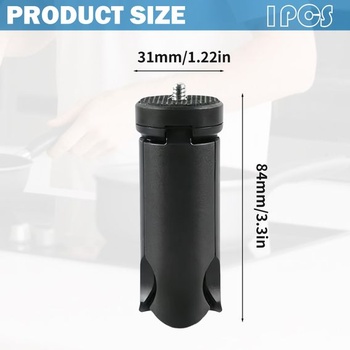 1 ks univerzální mini stativ, mini stativ s 1/4 šroubem, stabilizátor, fotoaparát, zrcadlovka,