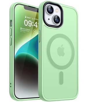 Puzdro CANSHN pre iPhone 13 a iPhone 14 s MagSafe [TOP Magnetic Adsorption] [Military Protection]