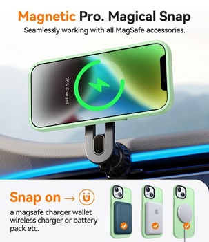 Puzdro CANSHN pre iPhone 13 a iPhone 14 s MagSafe [TOP Magnetic Adsorption] [Military Protection]
