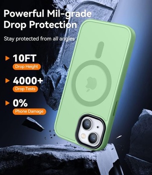 Puzdro CANSHN pre iPhone 13 a iPhone 14 s MagSafe [TOP Magnetic Adsorption] [Military Protection]