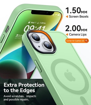 Puzdro CANSHN pre iPhone 13 a iPhone 14 s MagSafe [TOP Magnetic Adsorption] [Military Protection]