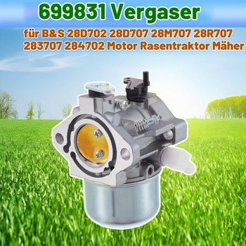 Súprava karburátora kompatibilná s Briggs & Stratton 286702, 286707, 289702